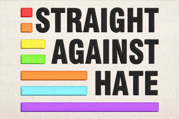 LGBT Straight Against Hate: An Embroidery Review