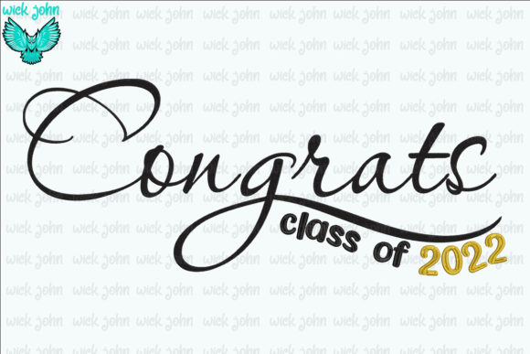 Reviewing Congrats Class of 2022 for Embroidery Projects