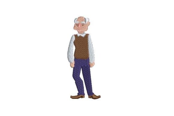 Reviewing White Elderly Man for Craft Fair Success