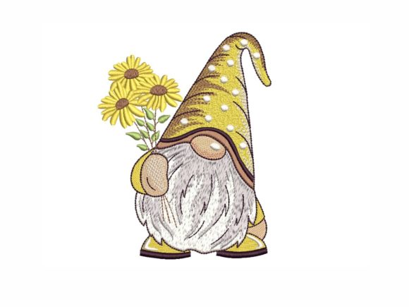 Sunflower Gnome: A Summer Embroidery Review